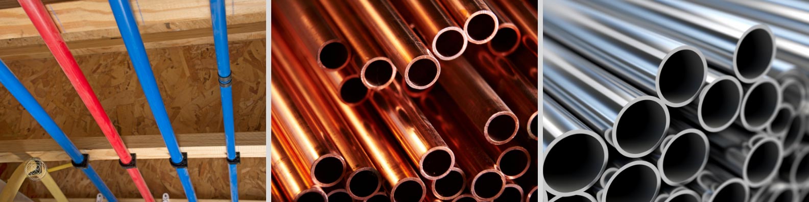 Plumbing material choices affects mold risk: PEX & Plastics (PVC, CPVC) – Biofilm forms more easily due to slightly porous surfaces and less disinfectant retention Copper – Naturally antimicrobial, but can corrode in acidic water, creating rough surfaces where biofilm thrives Stainless Steel – Most resistant to biofilm, but also the most expensive