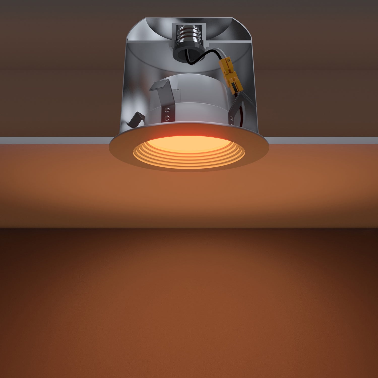 4-inch Retrofit Recessed Circadian Light — drop-in ceiling can retrofit